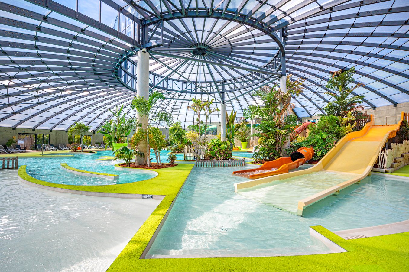 L’espace aquatique intérieur du Domaine d’Inly
