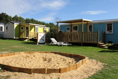 bac à sable enfant au Family Club du camping d’Inly
