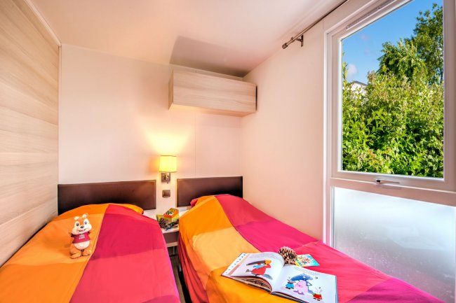 chambre avec lits simples cottage VIP