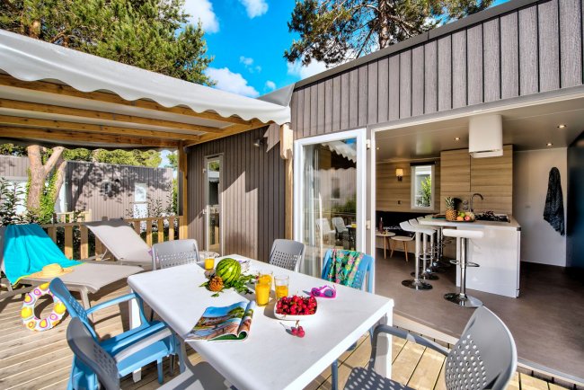 terrasse mobil-home vip 6/8 places